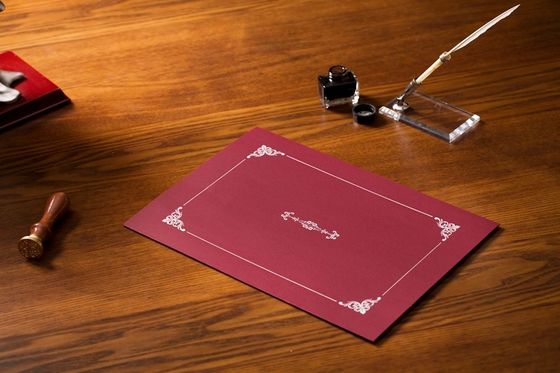 Servicio de sellado caliente de plata del OEM/del ODM de las chaquetas del certificado del premio disponible